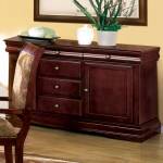 ST. NICHOLAS I Server Antique Cherry Finish 